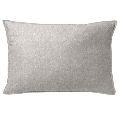 Oreiller oblong 14 x 20 po Trinity Écru
