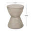 Table d'appoint d'extérieur MGO, gris clair