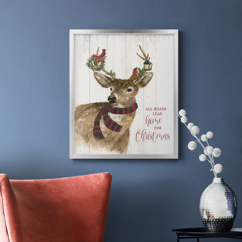 Toile encadrée All Homes, H 24 po x l 20 po, Argent