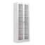 Armoire de cuisine en métal - 72 po de hauteur avec 5 tablettes réglables, armoire autoportante blanche pour cuisine / garde-manger / salle de bain