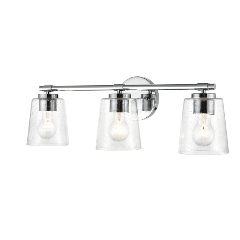Éclairage de salle de bain à intensité variable 3 lumières Mundt, Chrome
