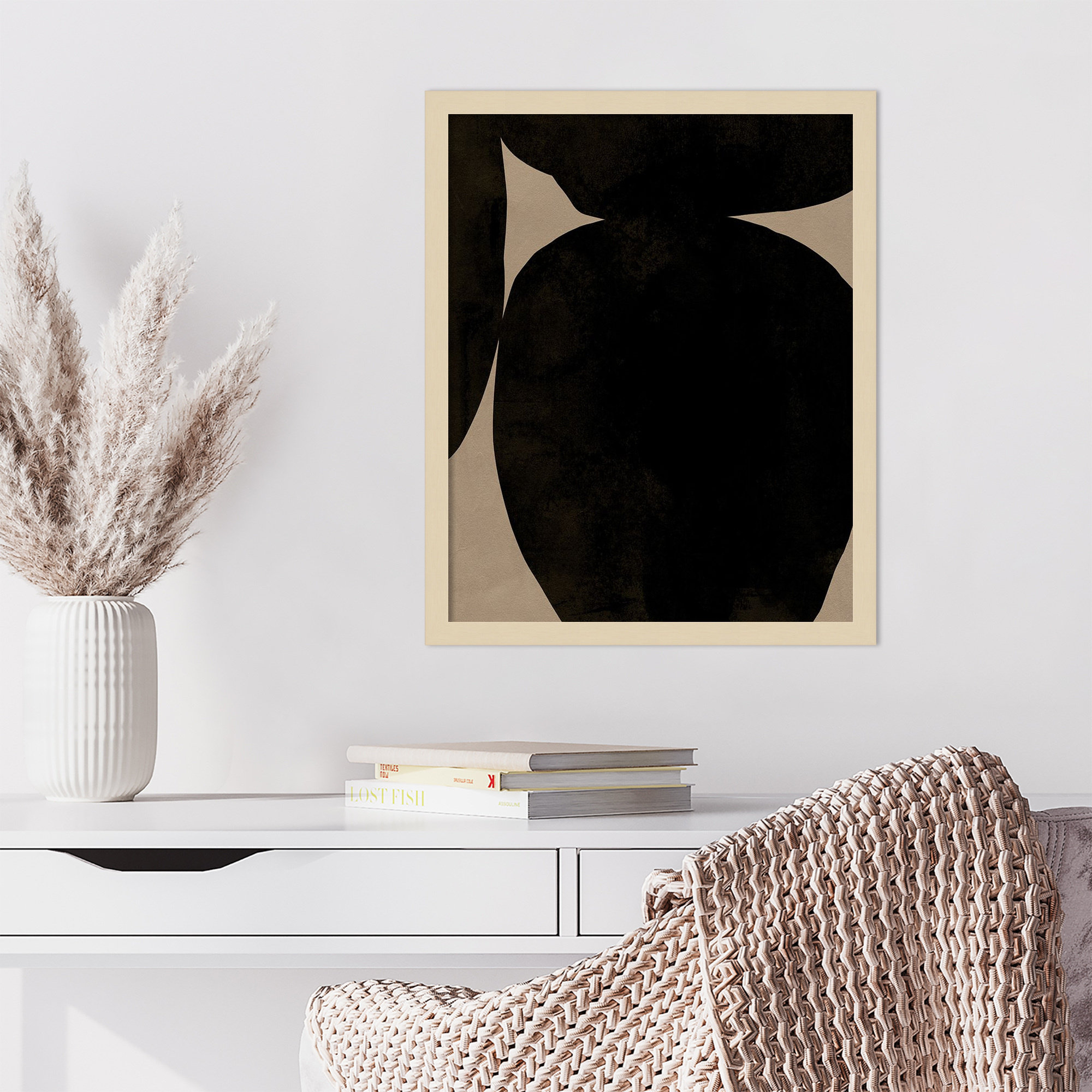 Heirloom Orbs II by Jacob Green, 21" H x 17" W x 1" D, Brown