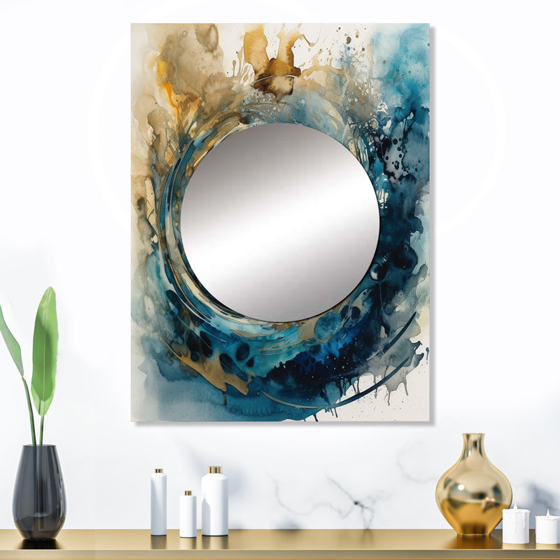 Miroir mural décoratif Moudie, 32 po x 24 po