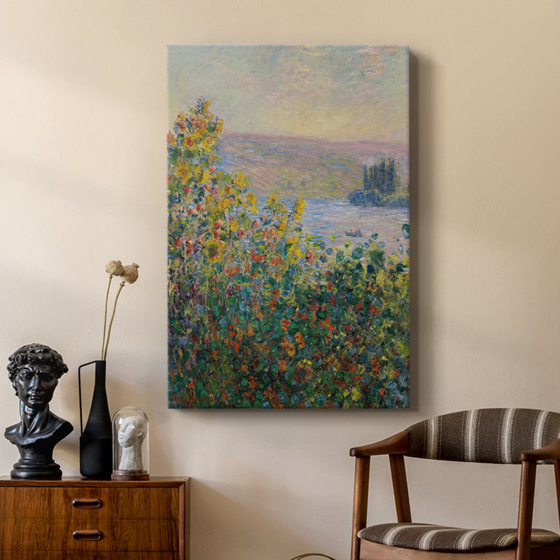 Paysage rétro LXV III - galerie Cavas sur mesure, H 18 po x l 12 po