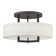Hampton 3 - Light Shaded Drum Semi Flush Mount
