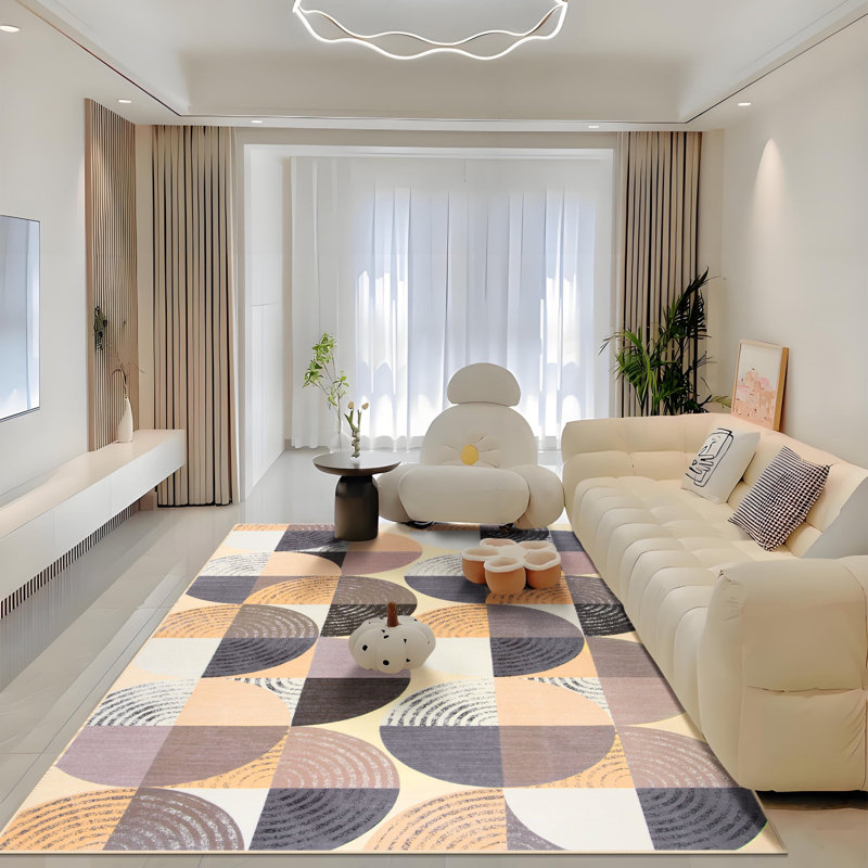 Wymond  Modern Abstract Carpet Indoor Washable Rug Non-Slip Soft Small Area Rug Marble Mats Thin Print For Home Decor
