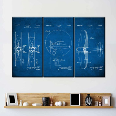 Avion, impression sur toile