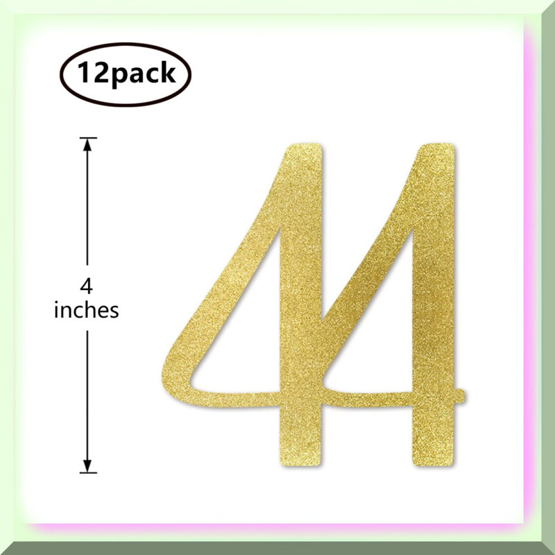 Pink Rose Gold Birthday Honeycomb Centerpieces 8Pcs
