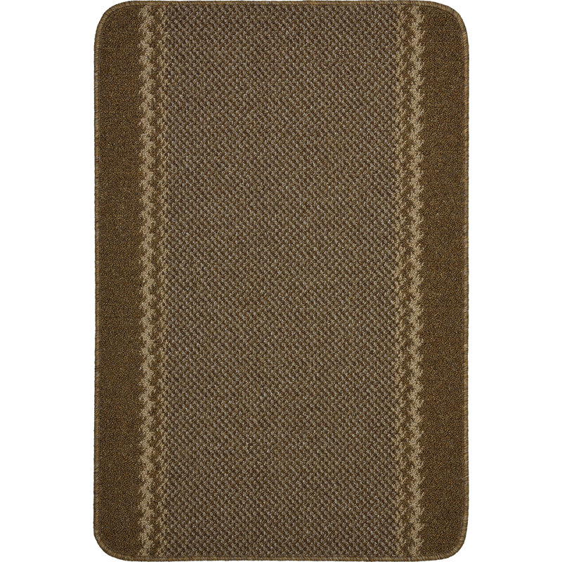 Draco Kitchen Mat, Rectangle 50 x 80cm, Brown
