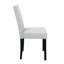 8032 Table noire et (4) chaises argentées