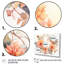 Coral Green Garden Dahlia Palette sur toile-396311731-396311728