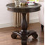 Table d'appoint ronde à piédestal en bois-1779527826