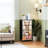 4 Drawer Dresser for Bedroom, Narrow Chest of Drawers, Wooden Top and Study Iron Frame 18"x37.5"-(WxH)