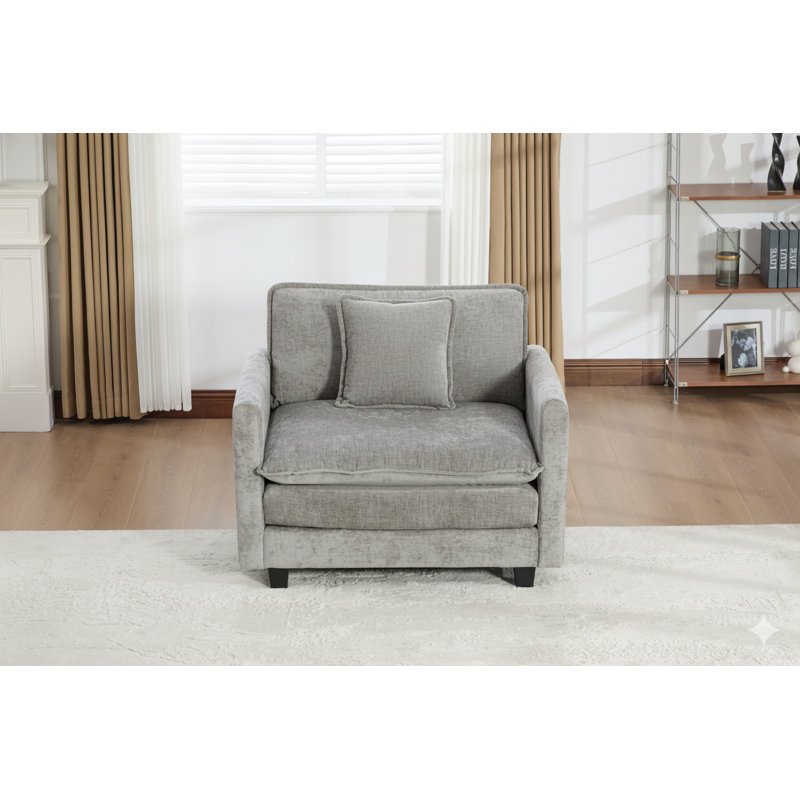 Fauteuil d'appoint Rothe, Gris