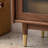 Walnut Colored Small Glass Display Case-122018792