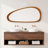 Asymmetrical Wood Framed Accent Wall Mirror-1414601651-1416182758