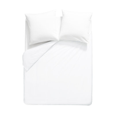 Jaeleigh Cotton Solid Colour Duvet Cover