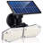 15-Watt LED Solar Power Dusk to Dawn Battery Operated Outdoor Security Spot Light with Motion Sensor