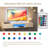 Floating Wall-Mounted TV Stand with 16-Color LED, 63" Modern Entertainment Center for 55-65" TVs-295531101