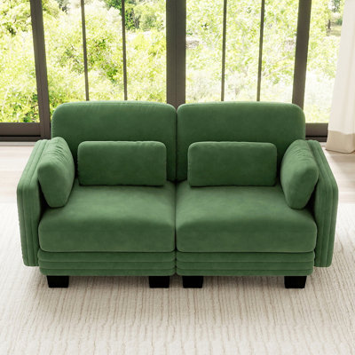 Canapé modulaire et minimaliste avec causeuse Channel