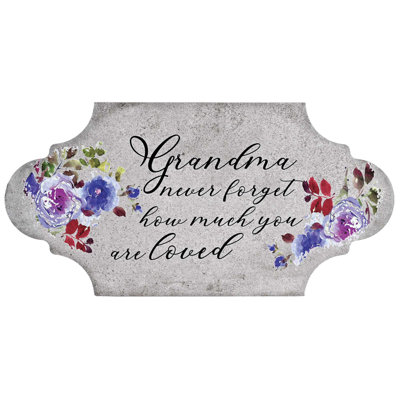 Carrelage mural grand-mère N'oubliez jamais combien