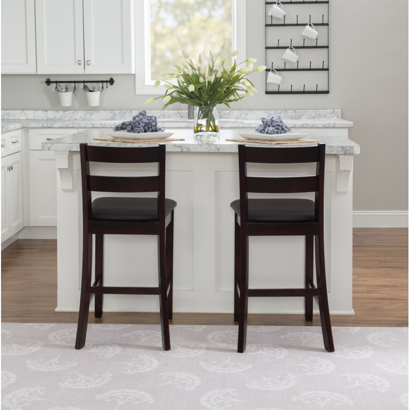 Clarke Upholstered Counter Stool, Counter Stool (24" Seat Height)