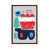 Toile avec cadre en bois brun classique n'est pas disponible