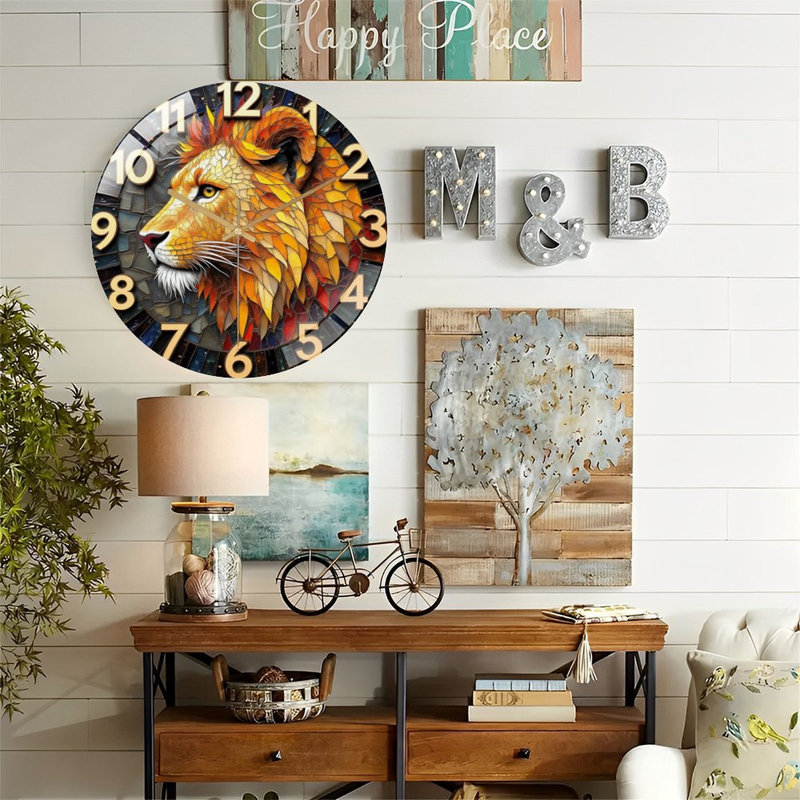 Horloge murale 12 po