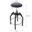 Tabouret de magasin hydraulique robuste et réglable, tabouret de mécanicien réglable, repose-pieds, pivotant à 360 °