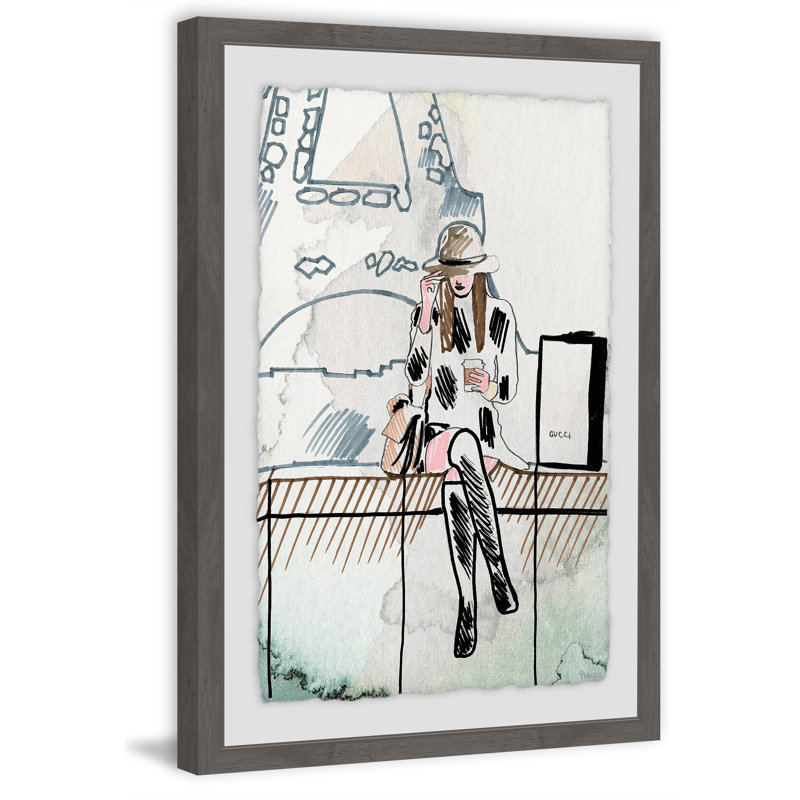 Chillin par Parvez Taj - reproduction de cadre photo sur papier, H 18 po x l 12 po x P 1,5 po