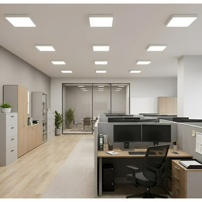 5-pack 12" Led Trimless Downlight Square