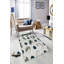 Tapis luxueux 100% polyester 5,2 x 7,5 pi, hauteur des poils de 0,4 po | Antibactérien, points antidérapants en PVC, lavable à la machine | Élégante impression numérique en 3D, parfaite pour le décor du salon et de la chambre à coucher-501051300