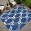 Tapis mid-century moderne lavable à la machine intérieur / extérieur Hashlamoun ACN2326-124280091