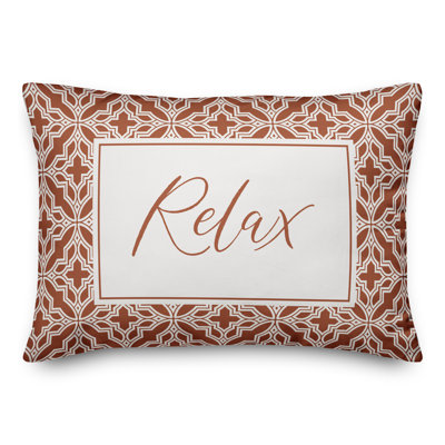  Housse de coussin rectangulaire et insert Relax Quatrefoils
