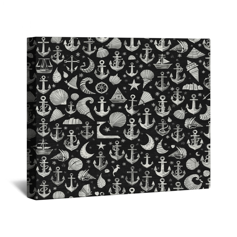 Toile tendue Anchor, 16 x 16 pouces