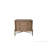Jaywon Aurora 2-Drawer Nightstand with USB, Latte