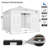 10x10 FT One-Push Pop Up Canopy Tent with 4 Side Walls and Roller Bag-109652525