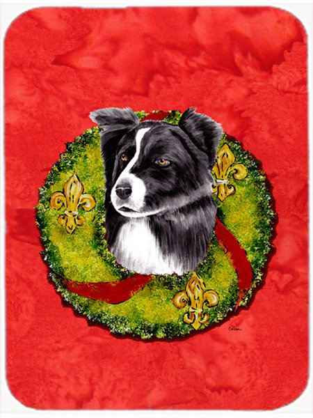 Border Collie Rectangle Glass Cutting Board