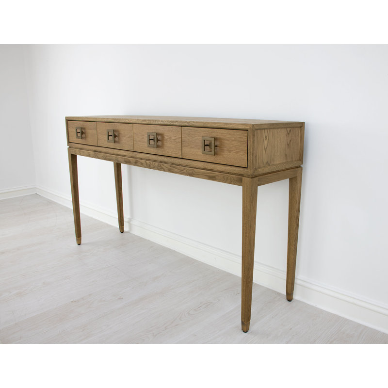 Jasmine 63'' W Solid Wood Console Table
