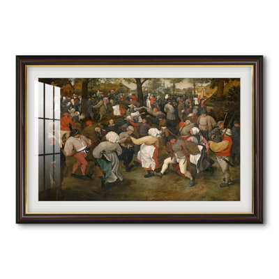La Danse de noces, vers 1566 - Pieter Bruegel l'Ancien - Estampe encadrée sur mesure