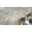 Infinity Power Loomed Wool/Nylon Abstract Area Rug in Ivory/Blue/Terracotta-1659104521