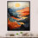 Impression sur toile «T Wilson Canyon Grey Expanse I»