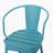 Wrought Studio™ Colmar 3 PC KD Metal Set, Two Recliners, One Table ...
