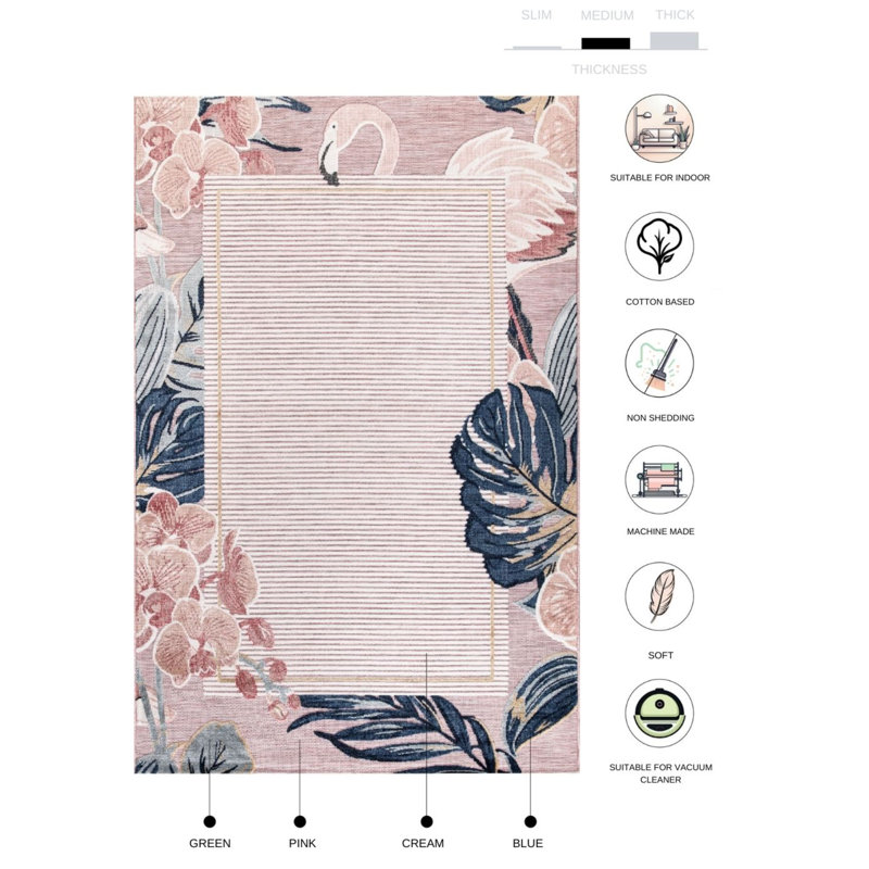 Tapis Popovich, Rectangle 5 pi 2 po x 7 pi 7 po
