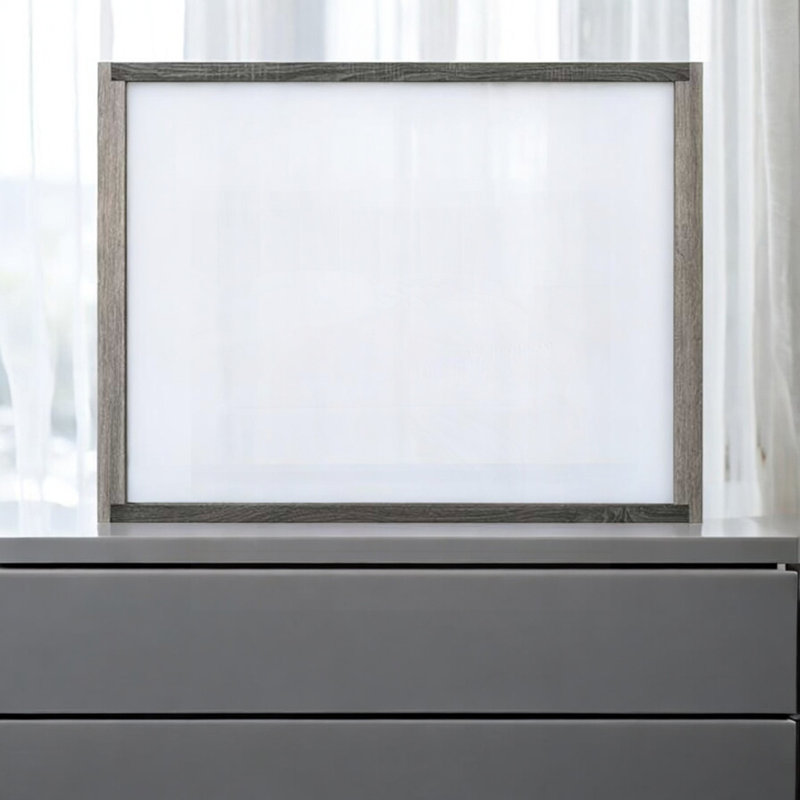 Gray Finish Mirror