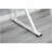 WHITE Adjustable Tempered Glass Drafting Printing Table With Chair-1000718794
