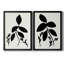 Silhouette Garden I - ensemble de 2 reproductions d'art sur toile encadrées-61455446-61455451