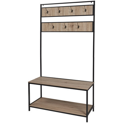Bayleen Hall Tree with Bench and Shoe Storage