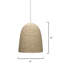 Luminaire suspendu en forme de cloche à 1 lumière Preston