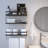 Purefoy 3 Piece Floating Shelf with Towel Bar-364588346